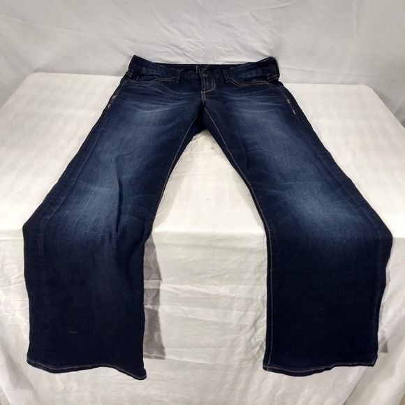 ! iT LOS ANGELES WOMENS BLUE JEANS INDIGO 29 X 29 Mid Rise - Picture 6 of 8